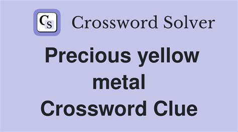 The Crossword Solver found 30 answers to "precious silvery metal", 8 letters crossword clue. The Crossword Solver finds answers to classic crosswords and cryptic crossword puzzles. Enter the length or pattern for better results. Click the answer to find similar crossword clues . Enter a Crossword Clue. Sort by Length. # of Letters or Pattern.